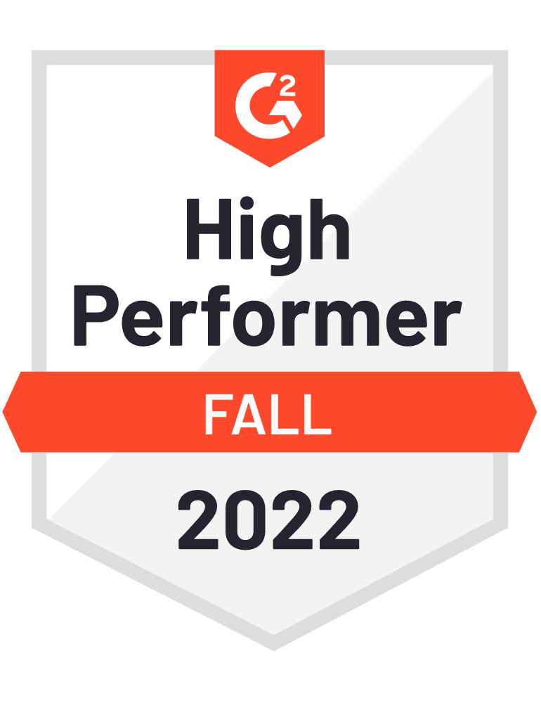 G2 Fall 2022 High Perfomer